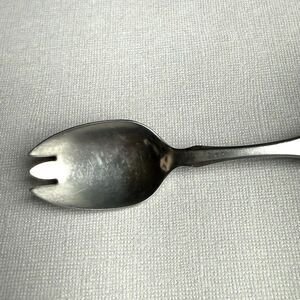 VTG Community Stainless engraved JENNA Baby Spoon Spork 5-in
